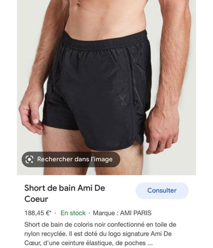 SHORT DE BAIN QUALITÉ ORIGINALE