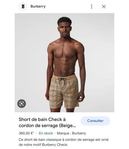 SHORT DE BAIN QUALITÉ ORIGINALE